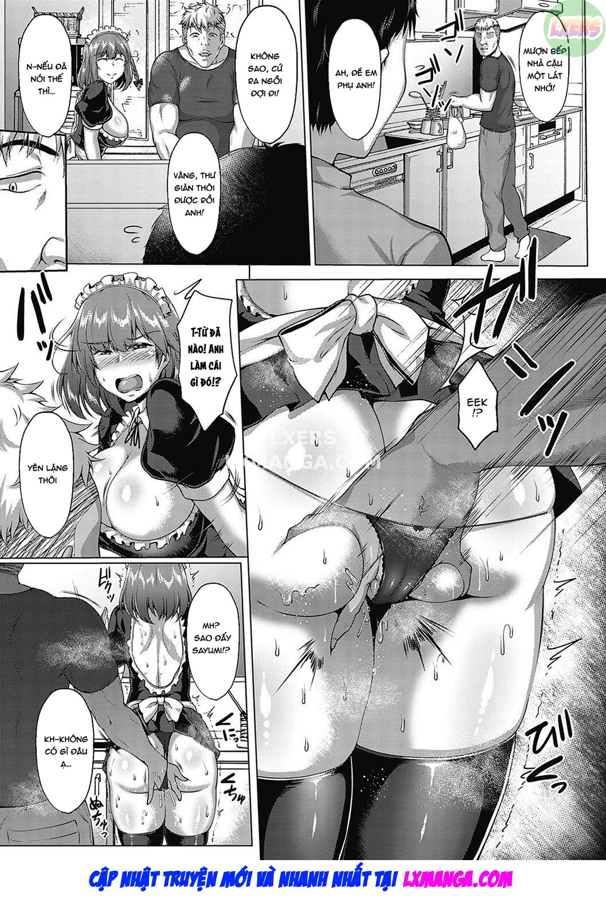 Đọc truyện hentai Cô hầu gái xinh đẹp - Chap 1