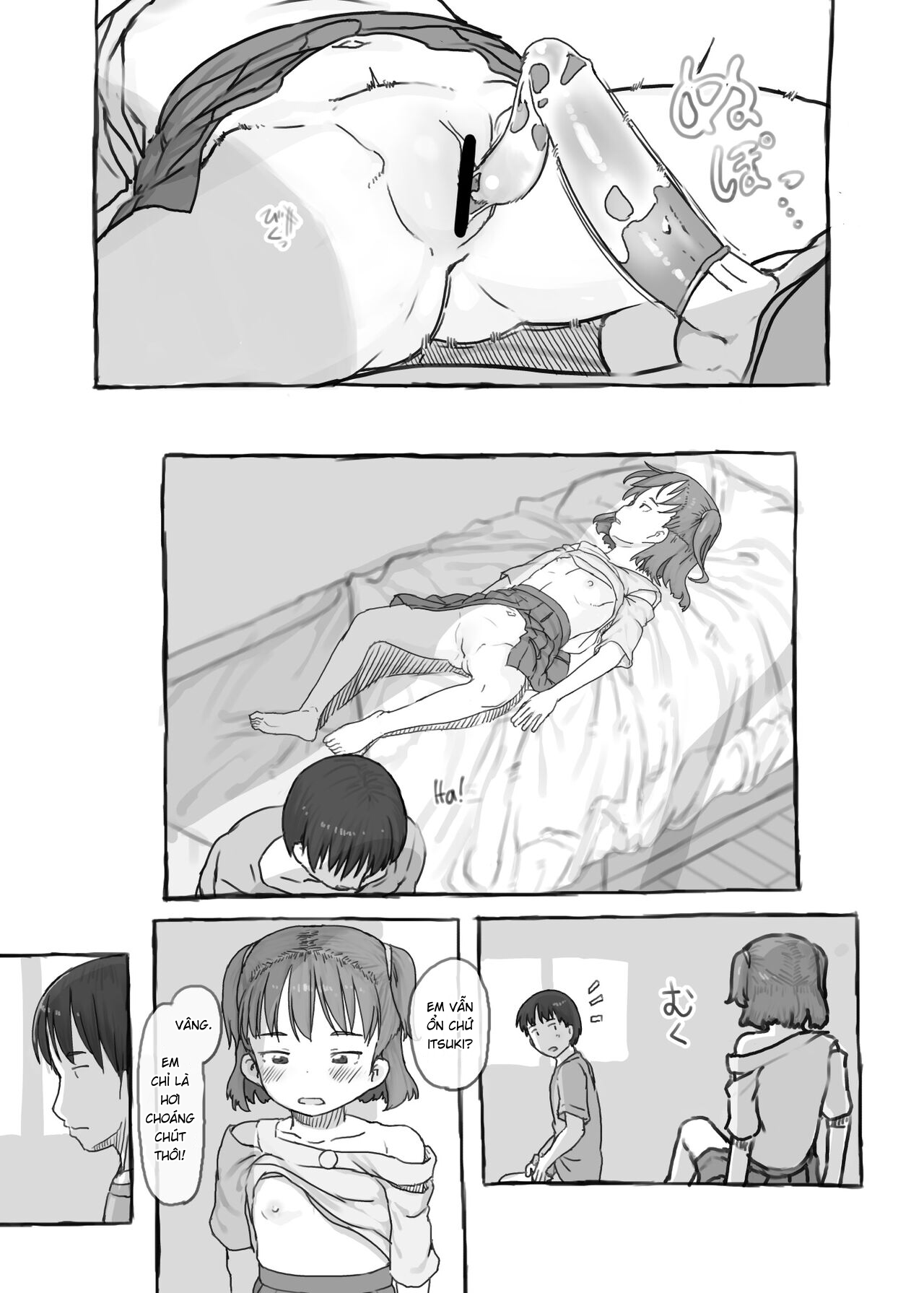 Đọc truyện hentai Fap cùng em gái - Chap 2.1