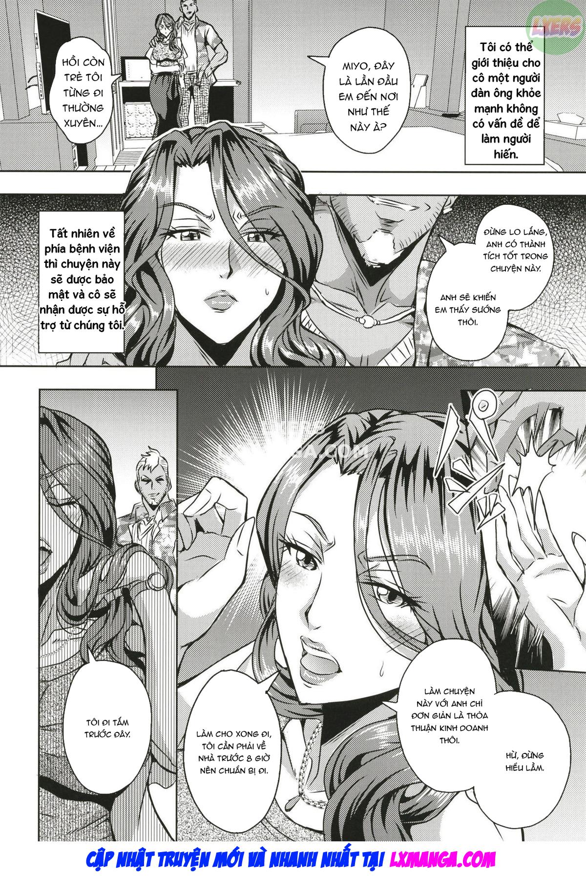 Đọc truyện hentai Nhật ký bí mật về khả năng sinh sản của người phụ nữ đã kết hôn Miyo Asahina - Oneshot