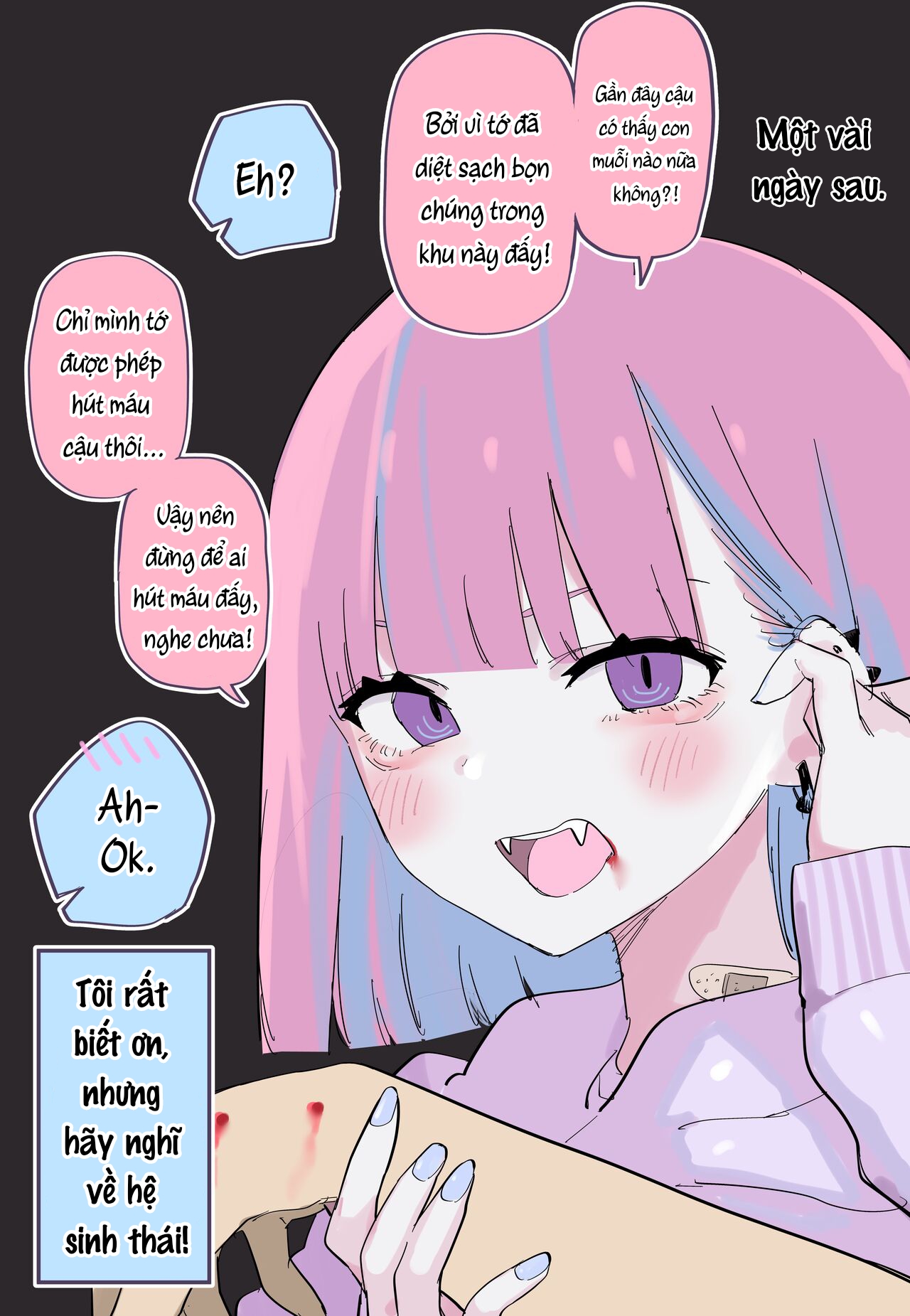 Đọc truyện hentai Bé ma cà rồng nhỏ của tui - Oneshot
