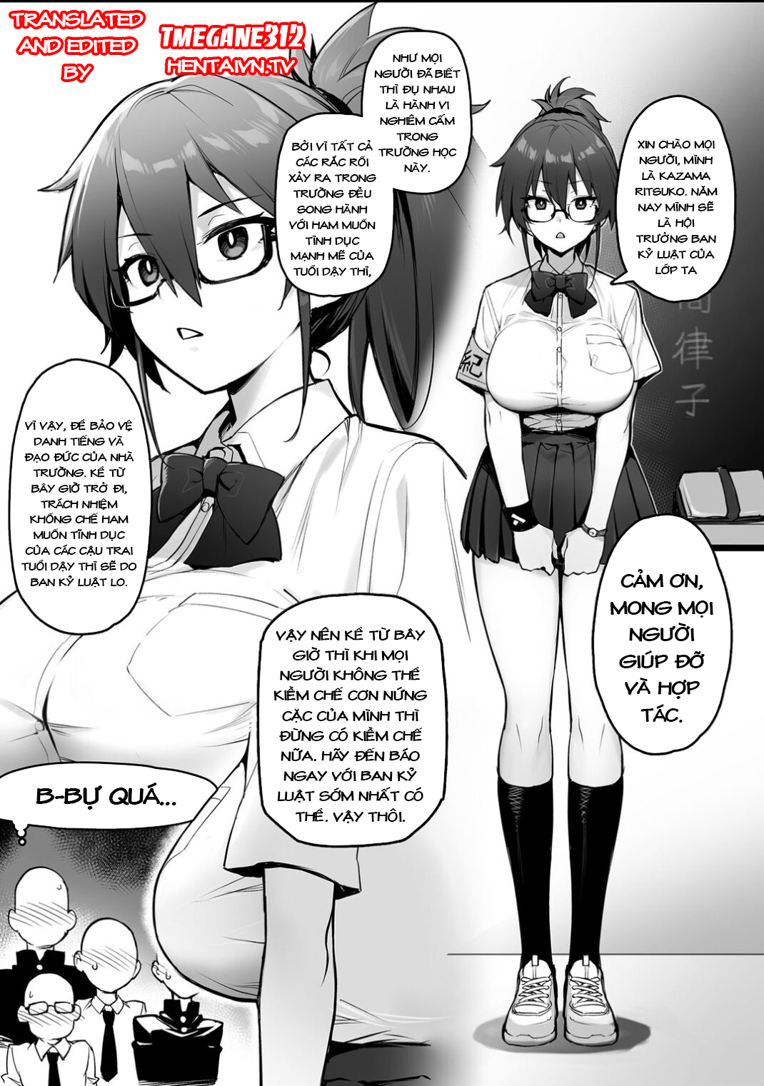 Đọc truyện hentai Hội Trưởng Ban Kỷ Luật Dú Bò Nứng Lồn Mẫn Cán Bảo Vệ Sự An Toàn Của Nhà Trường~ - Chap 1. Phiên Bản Đeo Kính? -Ongoing-