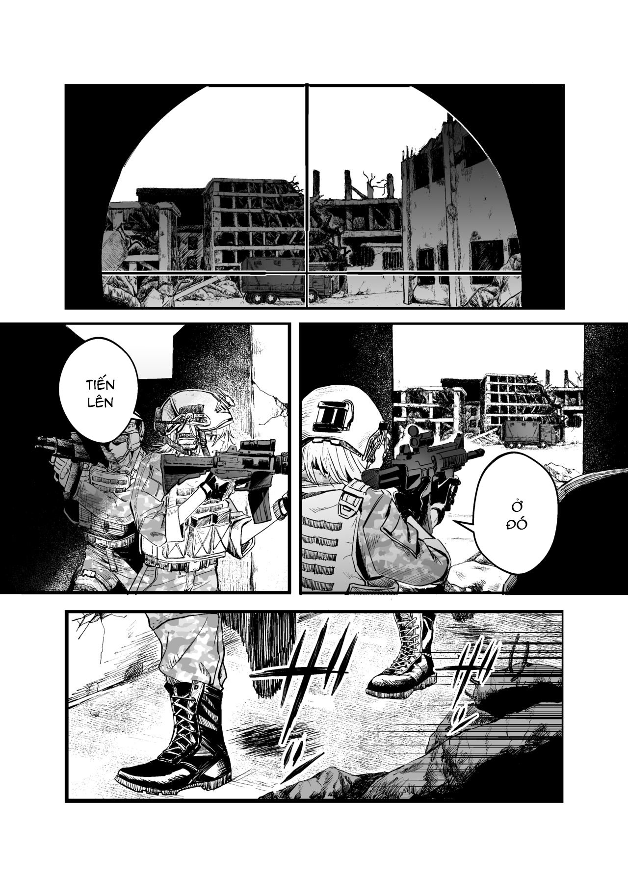 Đọc truyện hentai Thiếu nữ quân nhân thua trận - Oneshot