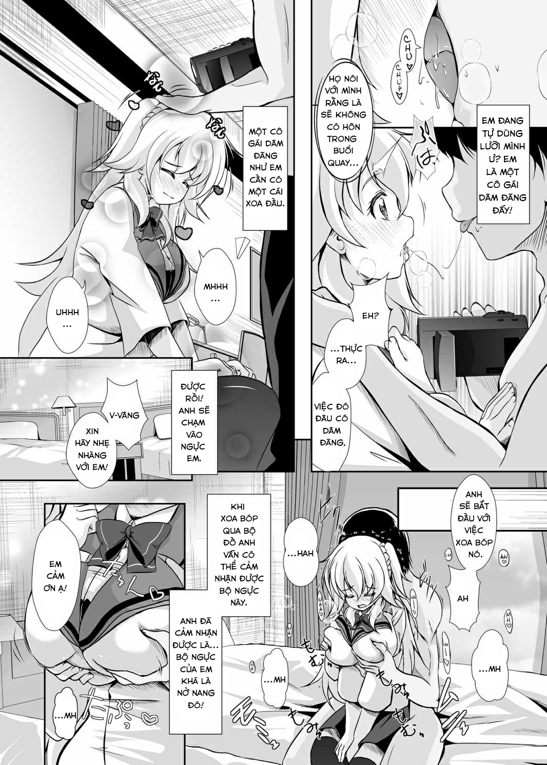 Đọc truyện hentai Hajimete no H Na Satsuei-kai (Gakusen Toshi Asterisk) - Oneshot