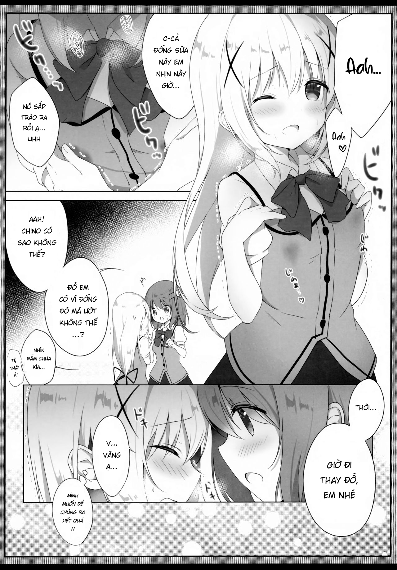 Đọc truyện hentai Chino’s Sweet & Fatty Milk - Oneshot