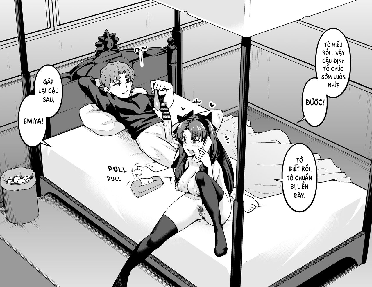 Đọc truyện hentai Rin Tohsaka ngoại tình với Shinji - Oneshot