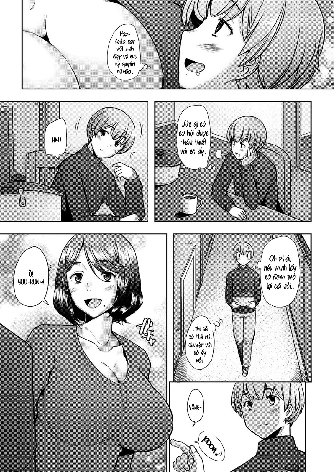 Đọc truyện hentai Người mẹ hàng xóm là bạn tình của tôi - Oneshot