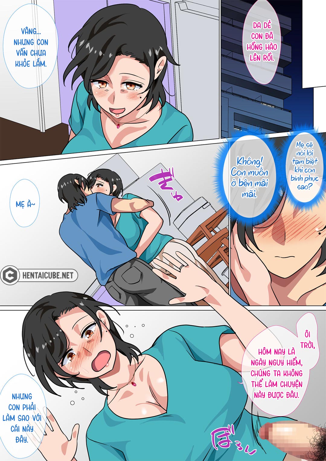 Đọc truyện hentai Câu chuyện về việc tôi đã thổ lộ tình cảm của mình với mẹ và bà cho tôi quan hệ tình dục với bà chỉ trong một ngày - Chap 2B | END