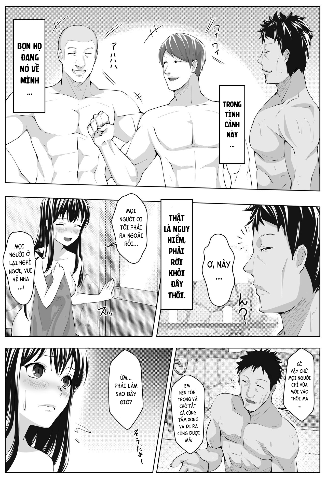 Đọc truyện hentai Nữ sinh ở kí túc xá nam - Chap 2