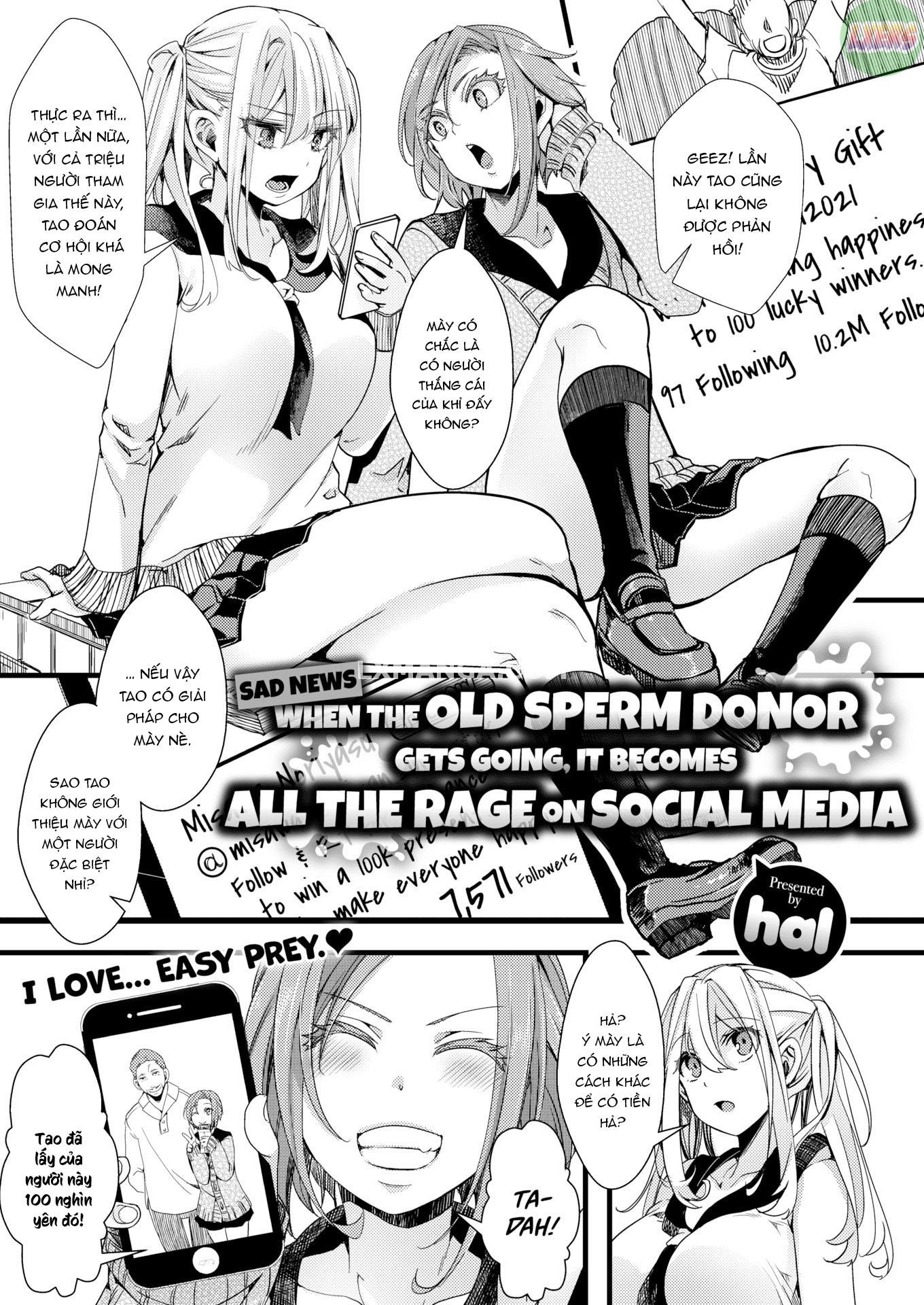 Đọc truyện hentai Ông già phát hạt giống trở thành chủ đề nóng trên mạng xã hội - Oneshot