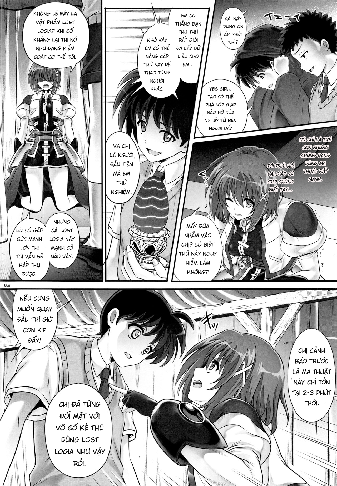Đọc truyện hentai Cô gái phép thuật Lyrical Nanoha - Oneshot