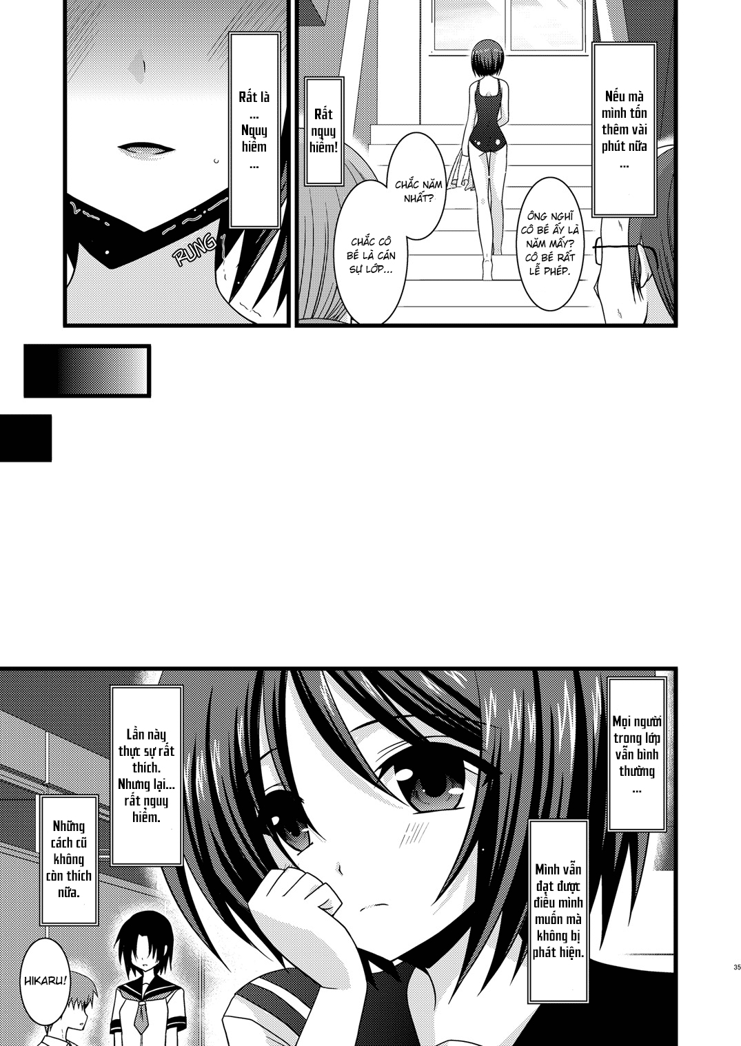 Đọc truyện hentai Cô gái thích khoả thân - Chap 3