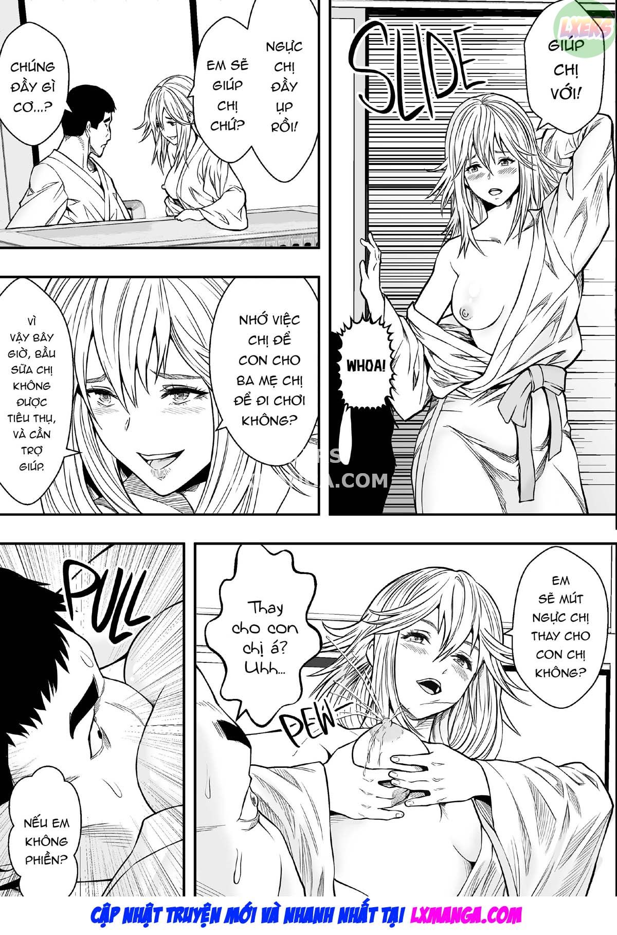 Đọc truyện hentai Chuyến du lịch suối nước nóng và những người phụ nữ có chồng vô song - Oneshot