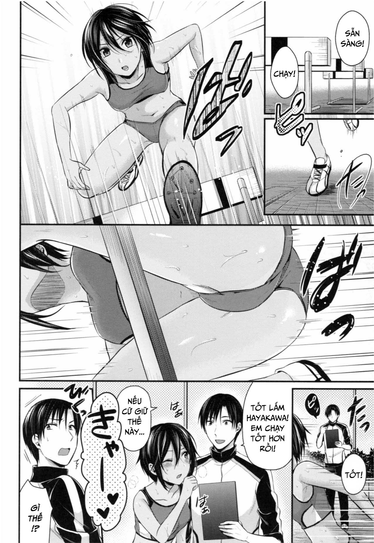 Đọc truyện hentai Joshi Rikujoubu Harem Training - Chap 3