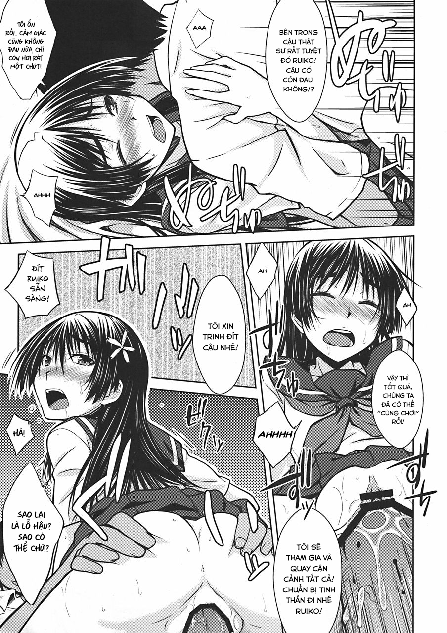 Đọc truyện hentai Bí mật của Saten Ruiko - Oneshot