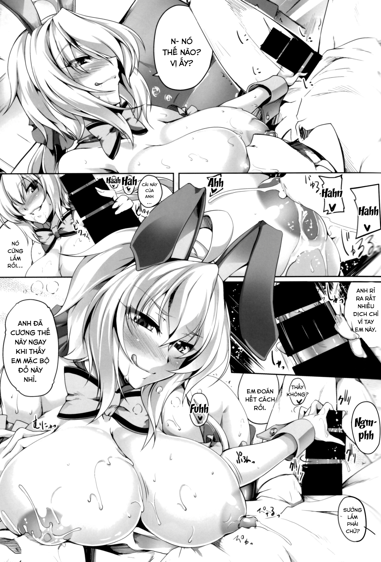 Đọc truyện hentai Bunny na Chris-chan no Bukkake Milk Party (Senki Zesshou Symphogear) - Oneshot