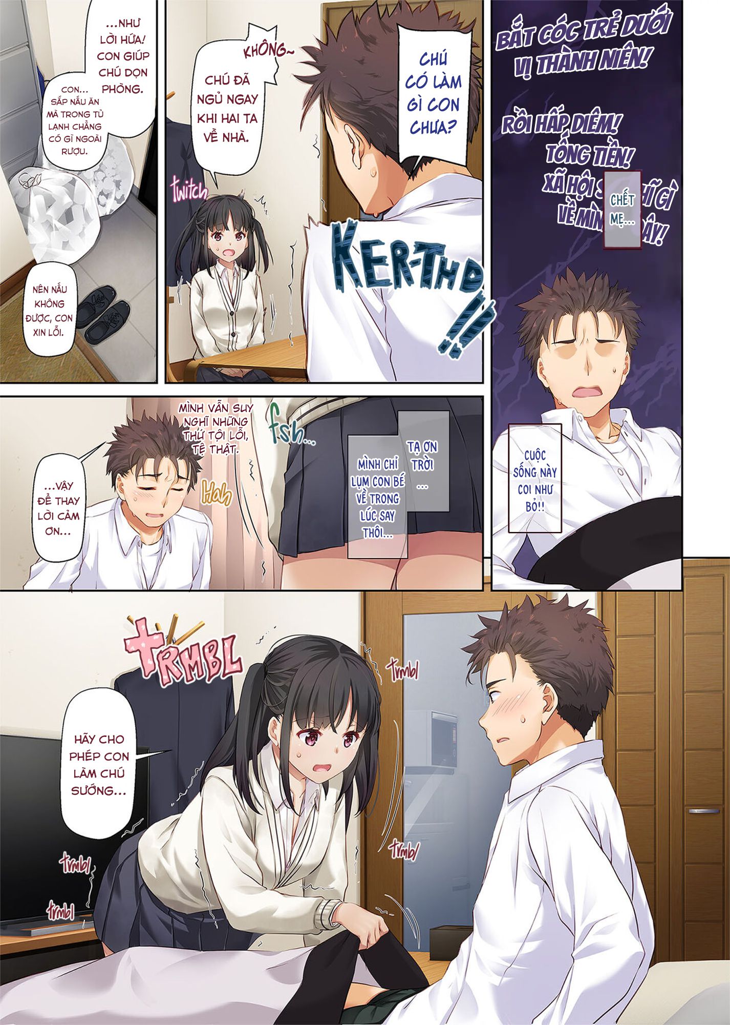Đọc truyện hentai Ở Chung Với Gái Bỏ Nhà Đi Bụi - Chap 1