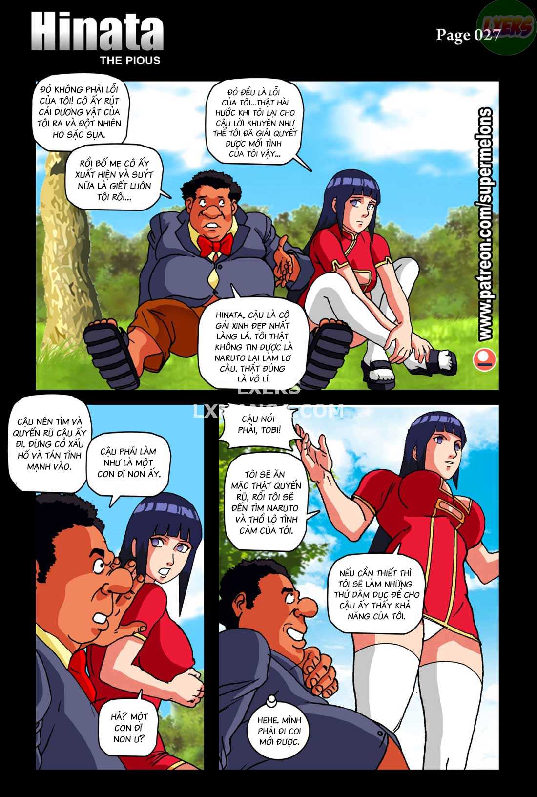 Đọc truyện hentai Hinata - Người Ngoan Đạo - Oneshot