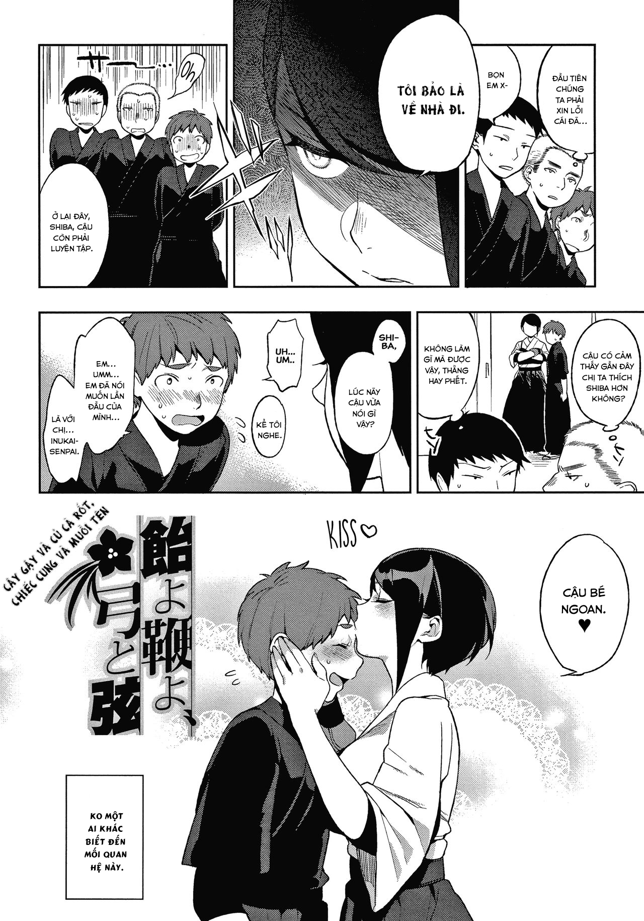 Đọc truyện hentai Cây gậy và củ cà rốt, chiếc cung và mũi tên - Oneshot