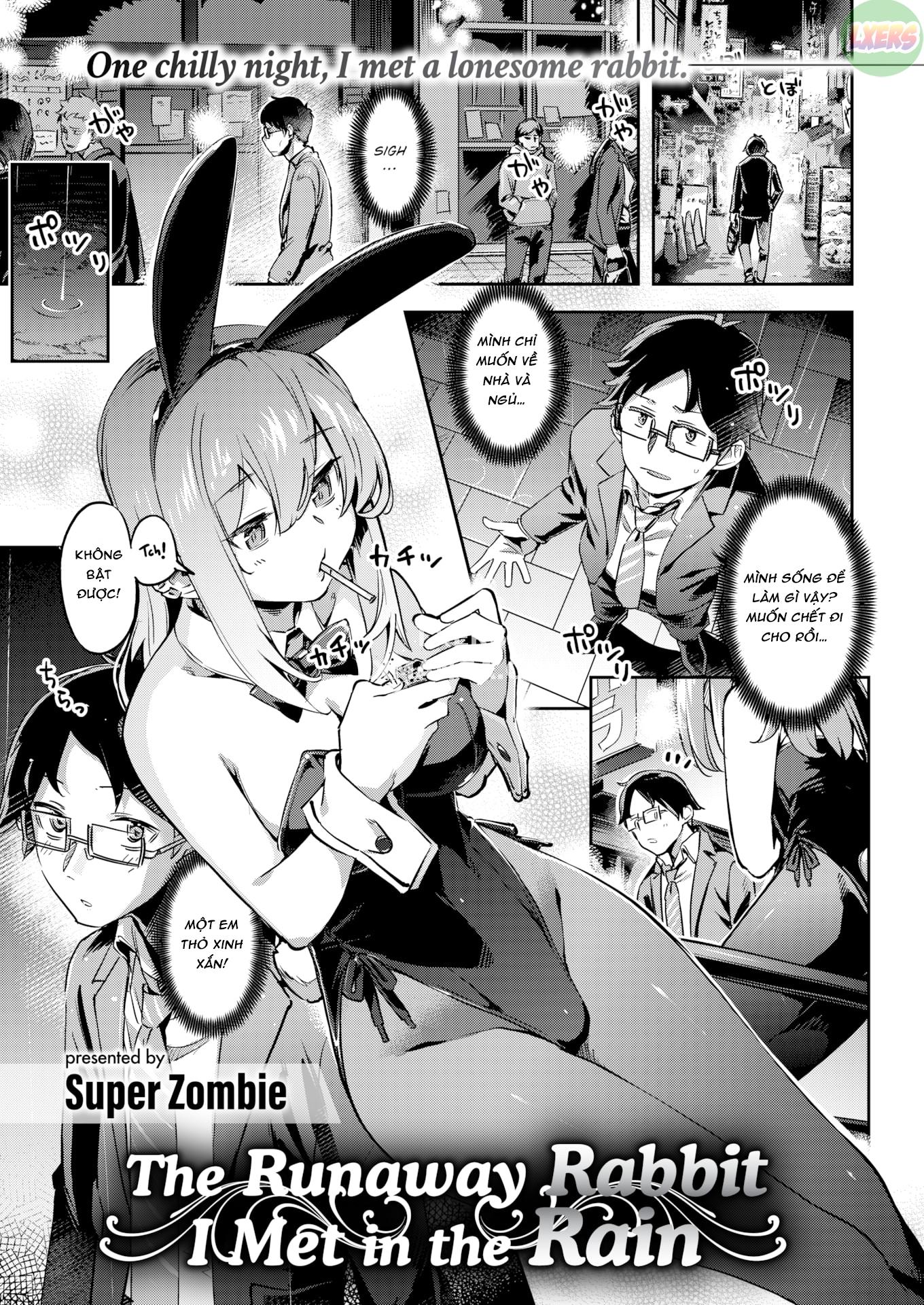 Đọc truyện hentai Thỏ Yasagure Usagi , mưa và tôi - Oneshot