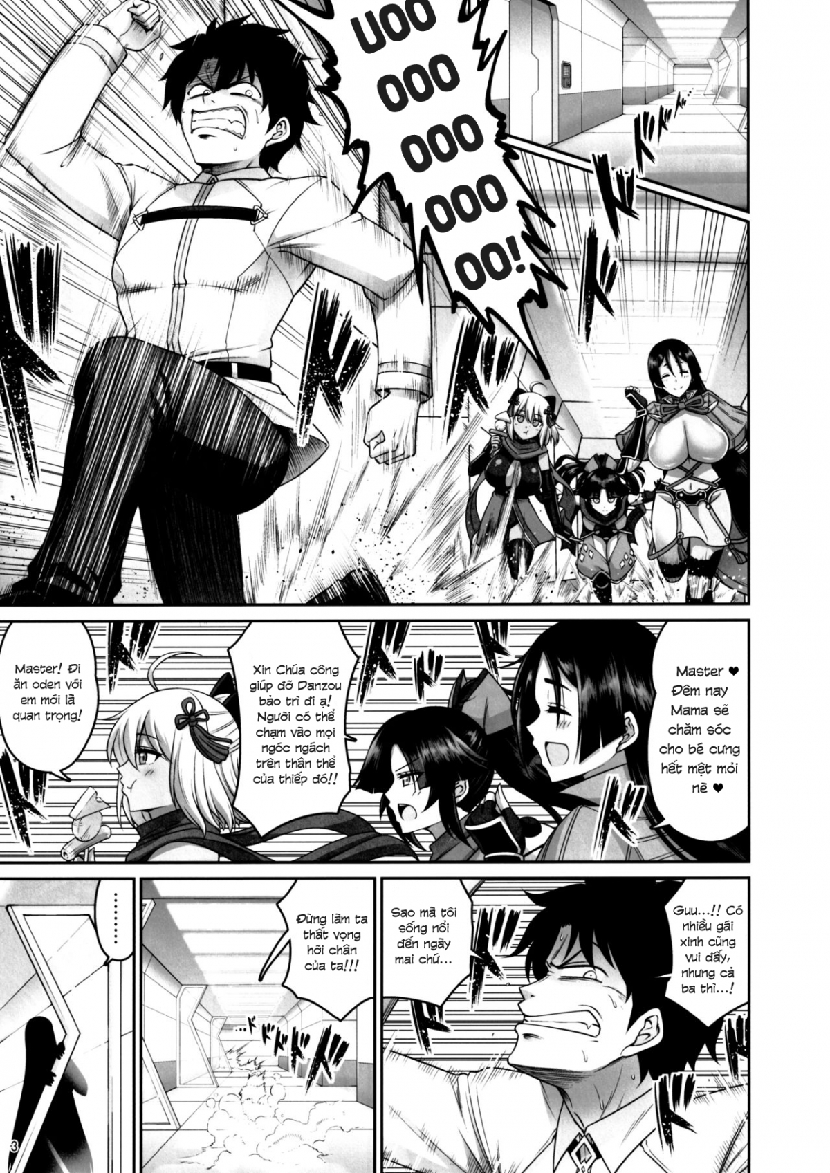 Đọc truyện hentai Seiyoku Bakuhatsu! Sanzou-chan (Fate/Grand Order) - Oneshot