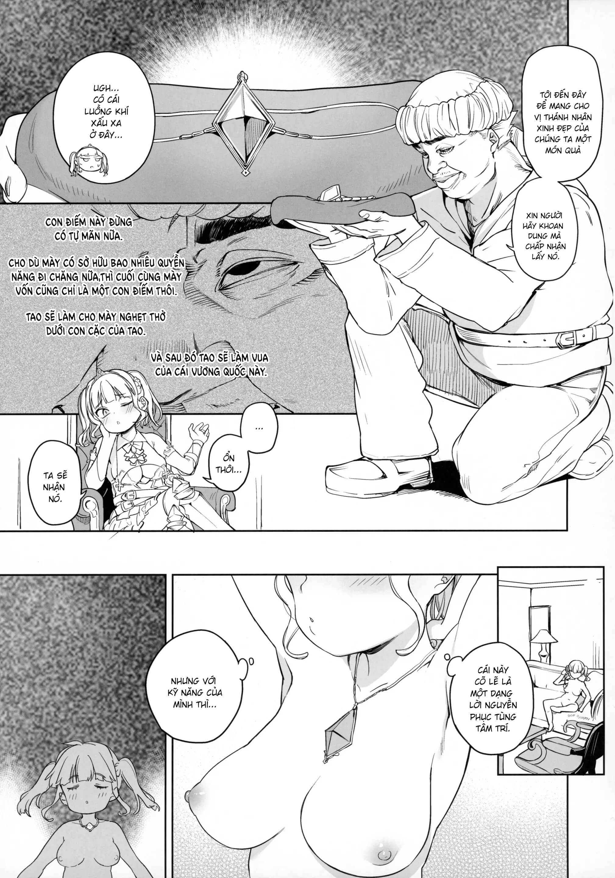Đọc truyện hentai Tsugou no Yoi Tanoshii Isekai de Kuzuo no Benri na Mesu ni Naru - Oneshot