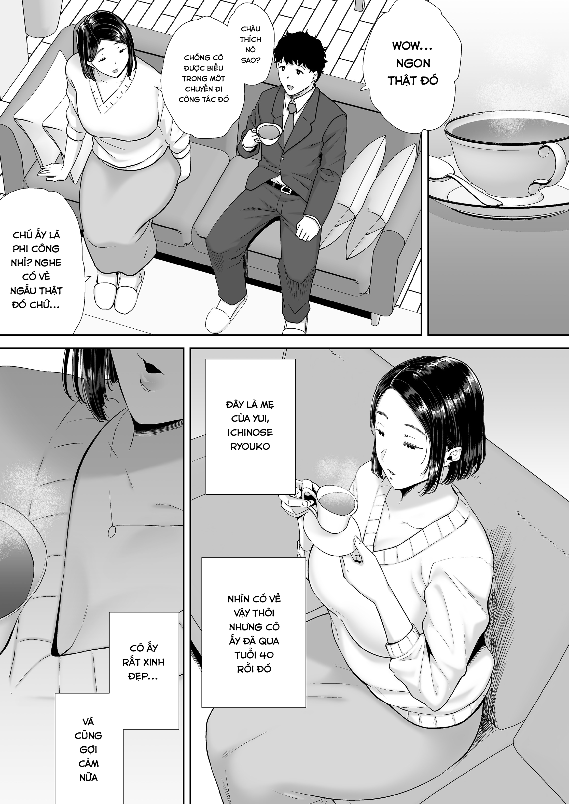 Đọc truyện hentai Bị mẹ bạn gái thịt - Chap 1
