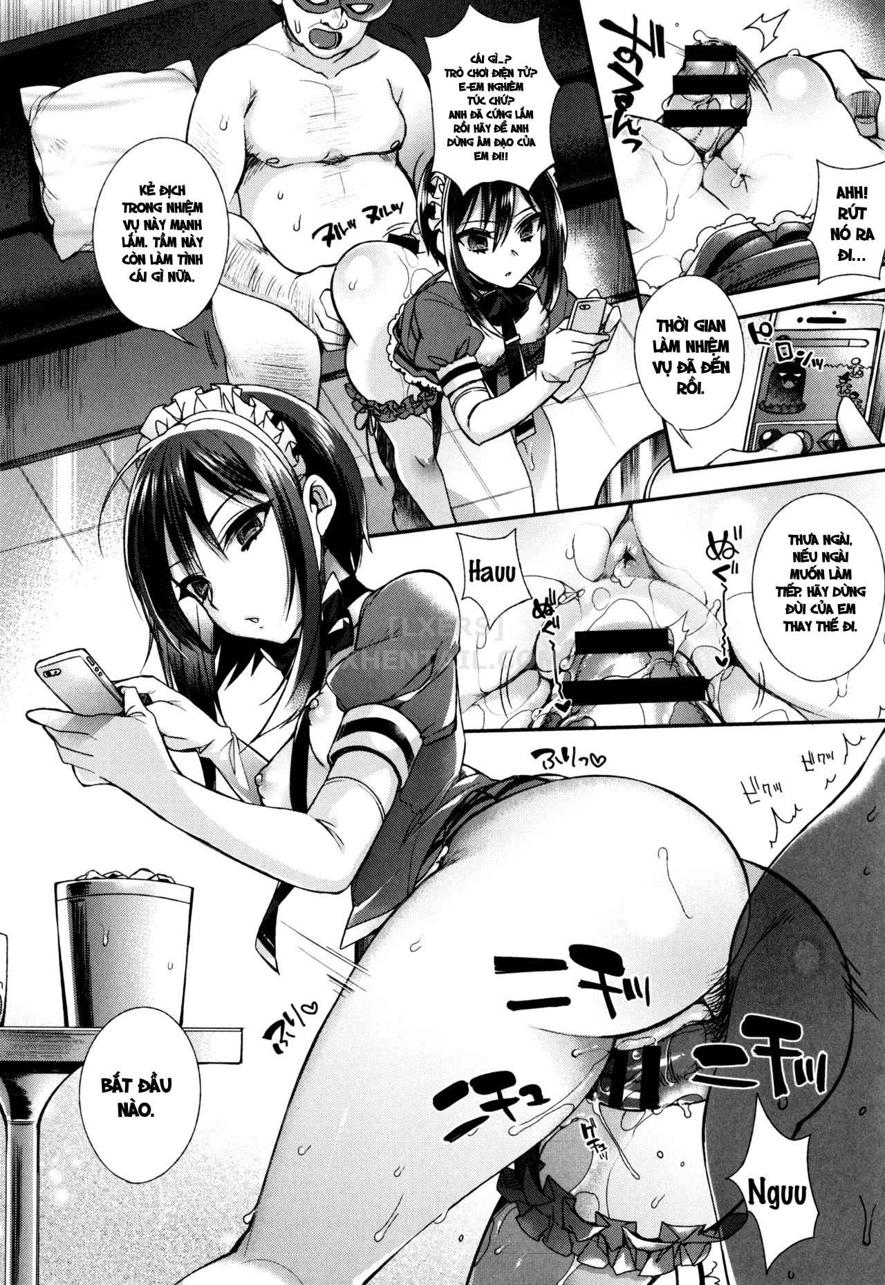 Đọc truyện hentai Ojou-Sama To Maid No Midara Na Seikatsu - Chap 4