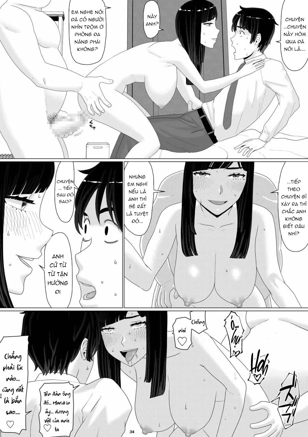 Đọc truyện hentai Người vợ biến thái đi tiểu, thụ tinh bằng tinh trùng của ai được chồng cho phép - Tập 2 - Chap 2