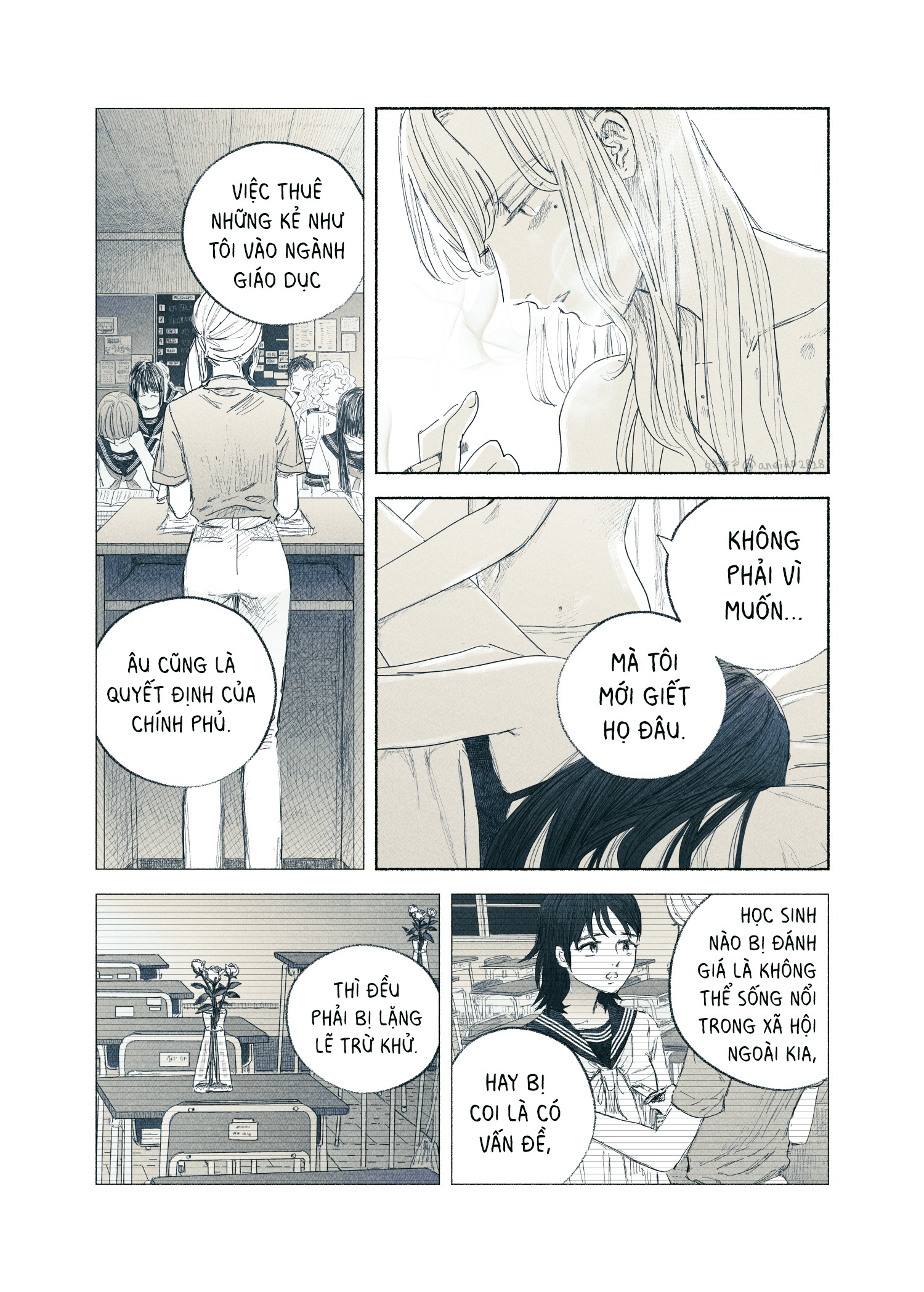 Đọc truyện hentai Chuyện về nữ giáo viên bị học sinh yandere nhấn chìm trong dục vọng - Tôi bị dằm trong tim