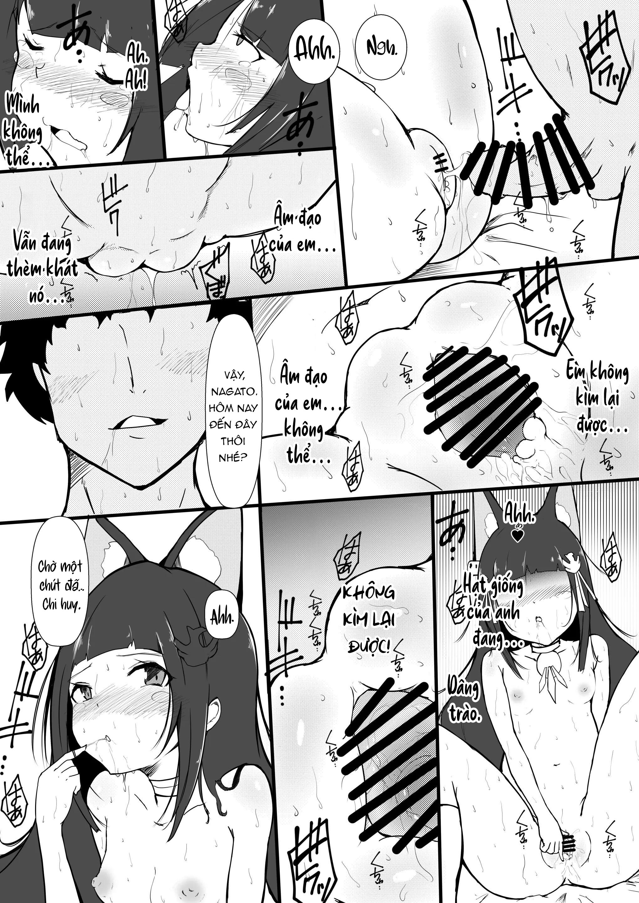 Đọc truyện hentai Nagato-chan đã tận tâm làm đô đốc - Oneshot nứng