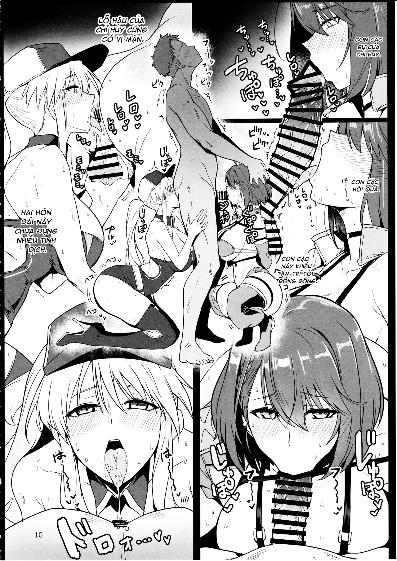 Đọc truyện hentai Nữ hoàng chủng tộc Enterprise và Baltimore và những cuốn sách dâm dục (Azur Lane) - Oneshot