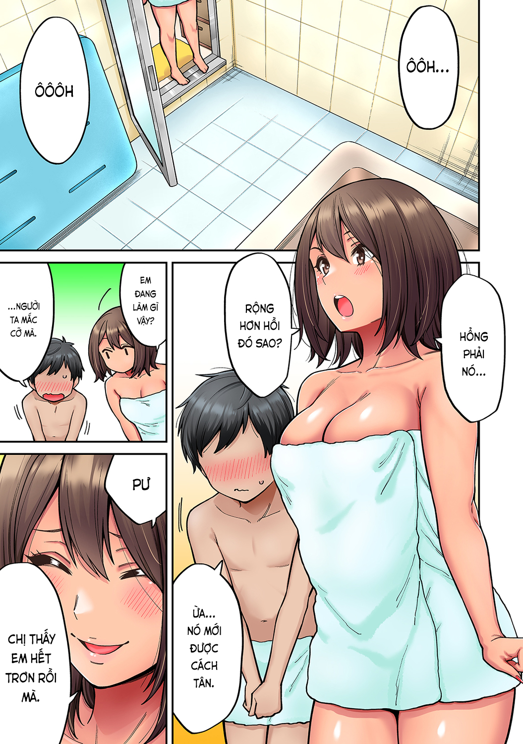 Đọc truyện hentai Người chị tôi thầm mến trở về trong bộ dạng gái lai Tây - Ch. 3