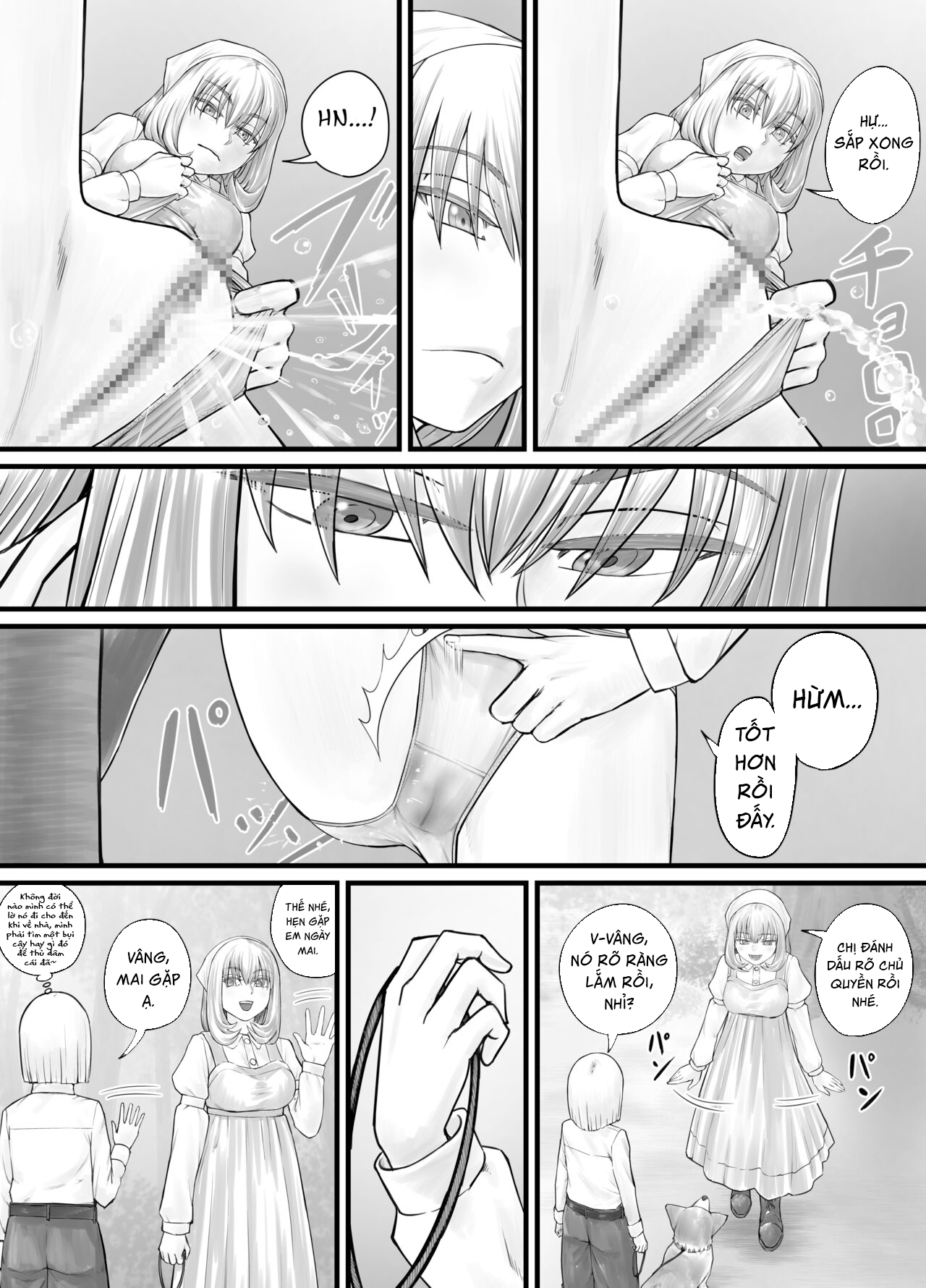 Đọc truyện hentai Manga nơi bạn có thể nhìn thấy cảnh mình tè lên chị gái mình - Chap 3 + 4 + 5