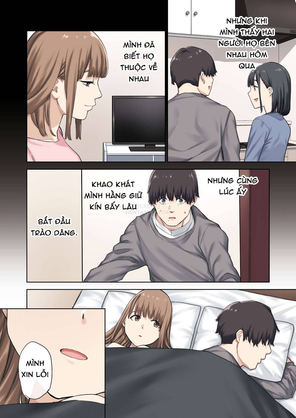 Đọc truyện hentai Kanojo Ga Fuzai No Aida, Kanojo No Shinyuu To Shirokujichuu, Nakadashi Shimashita - Oneshot