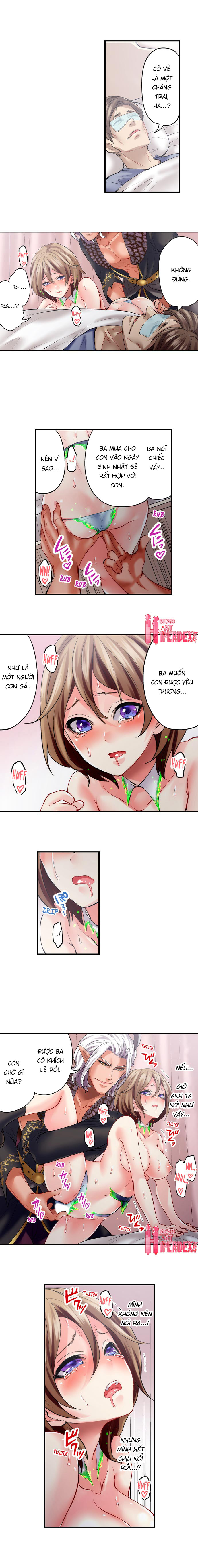 Đọc truyện hentai Hợp đồng của quỷ Satan - Chapter 11: Đụ nhau trước mặt ba
