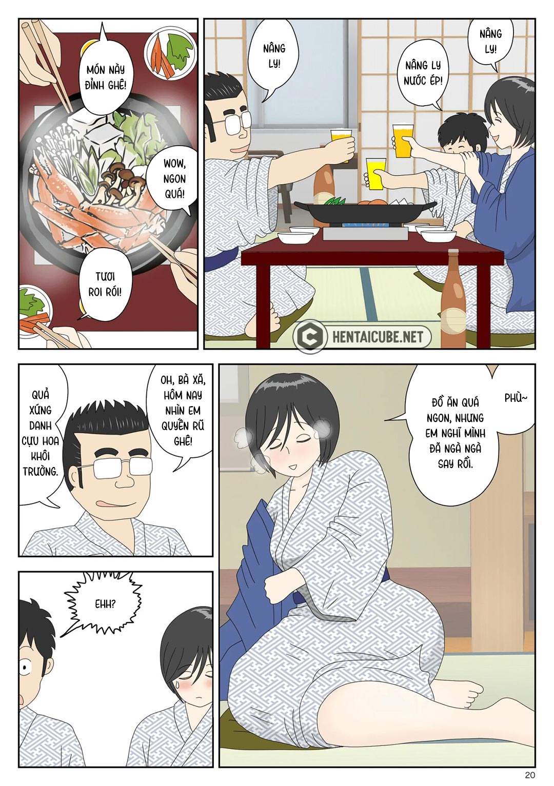 Đọc truyện hentai Bị mẹ phát hiện đang rình trộm thủ dâm - Chap 2 - Cha ở kế bên