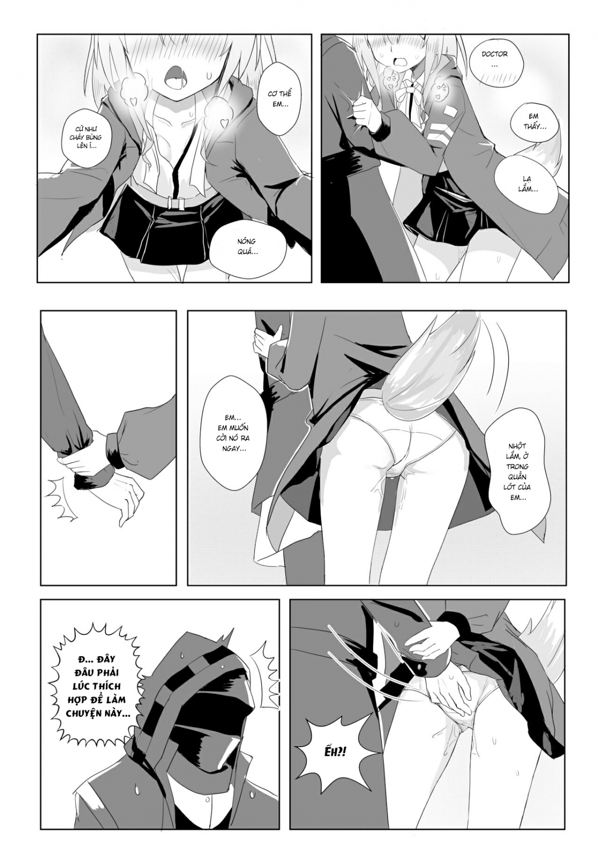 Đọc truyện hentai Horny Puppy Podenco (Arknights) - Oneshot