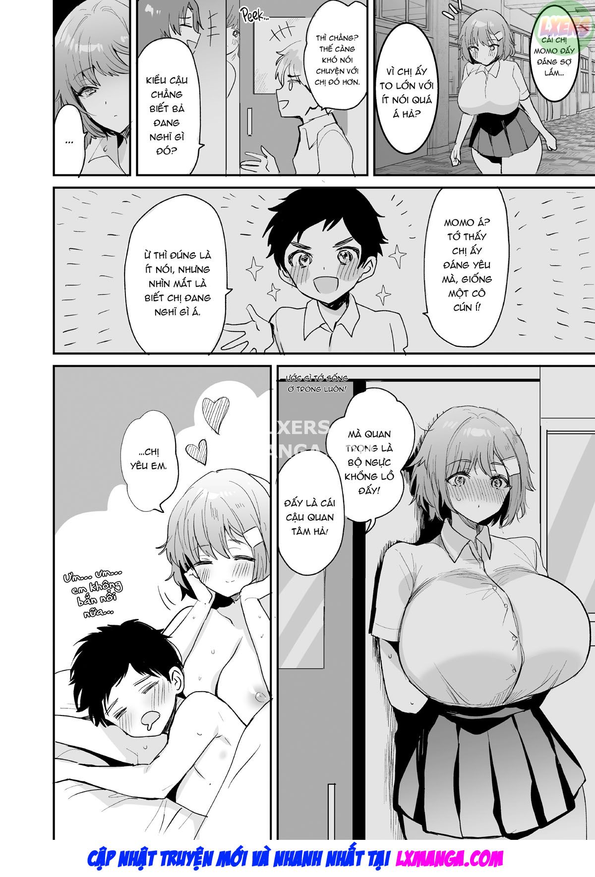 Đọc truyện hentai Bạn gái to lớn, im lặng và nghịch ngợm - Oneshot