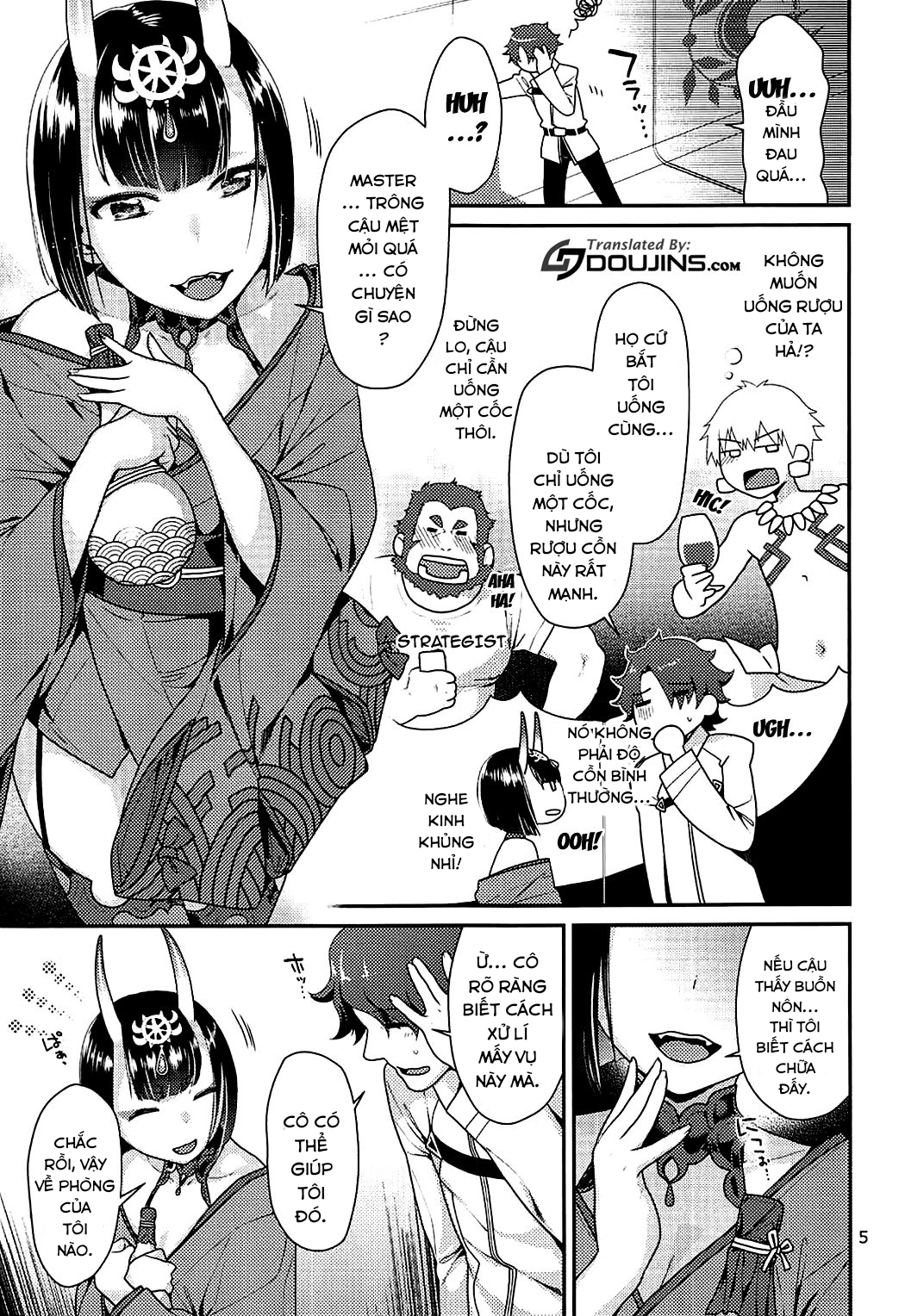 Đọc truyện hentai Chìm trong rượu cùng Shuten. - Oneshot