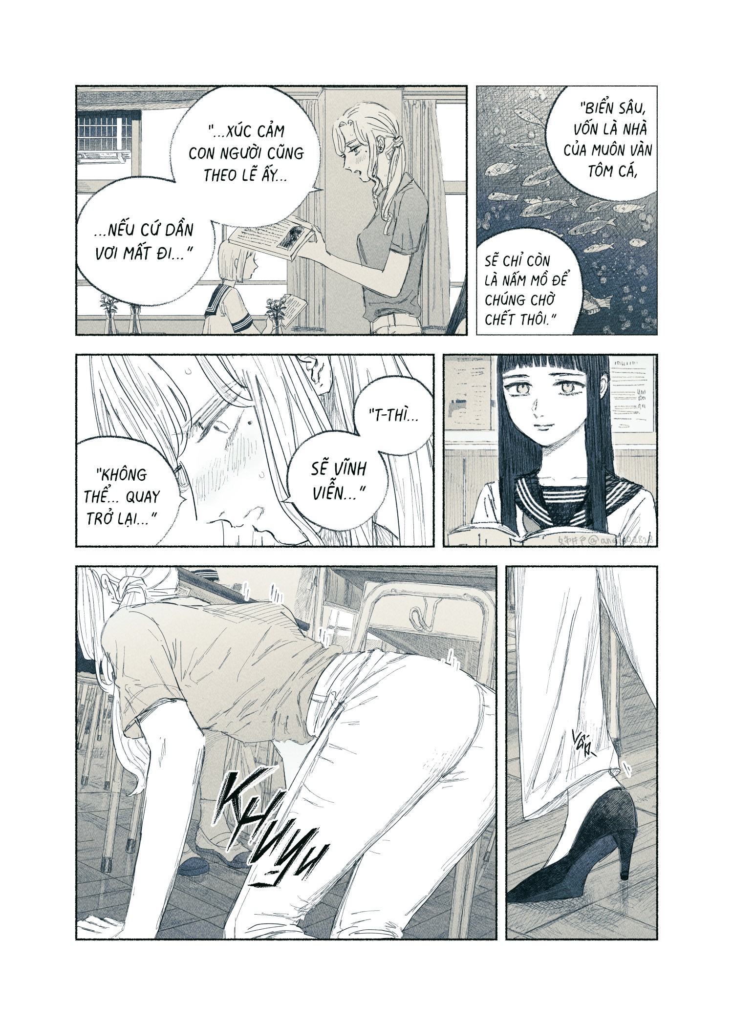 Đọc truyện hentai Chuyện về nữ giáo viên bị học sinh yandere nhấn chìm trong dục vọng - Tôi bị dằm trong tim