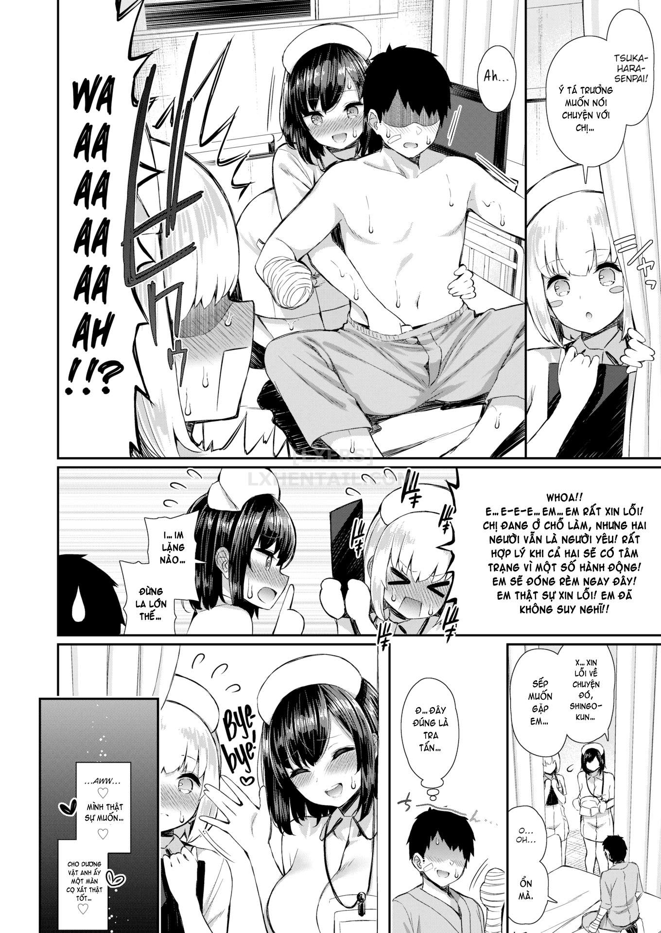 Đọc truyện hentai Nurse Girlfriend’s XXX Management - Oneshot
