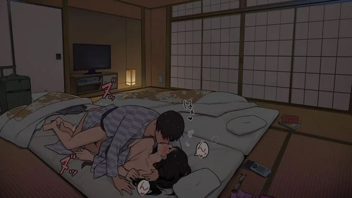 Đọc truyện hentai Onsenryokan Nite Kanojo To Nemurenai Yoru, Anmoku No Ryoukai De Hajimaru Sex - Oneshot