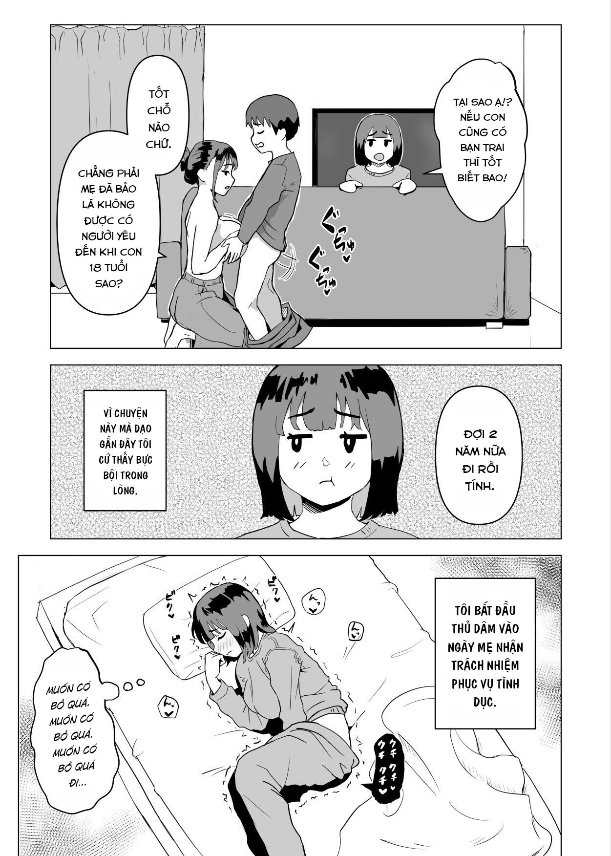 Đọc truyện hentai Việc có một gia đình ở nhà là điều bình thường (loạn luân) - Chap 2