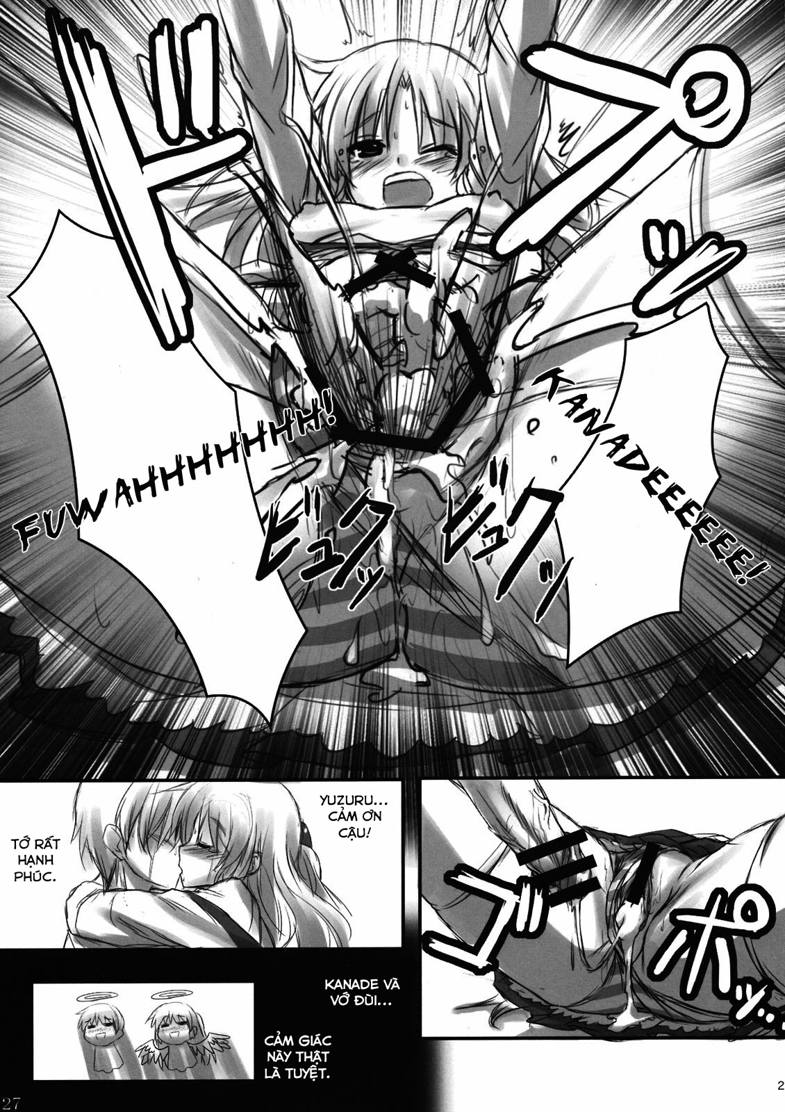 Đọc truyện hentai Angel Kneeso! (Angel Beats) - Oneshot