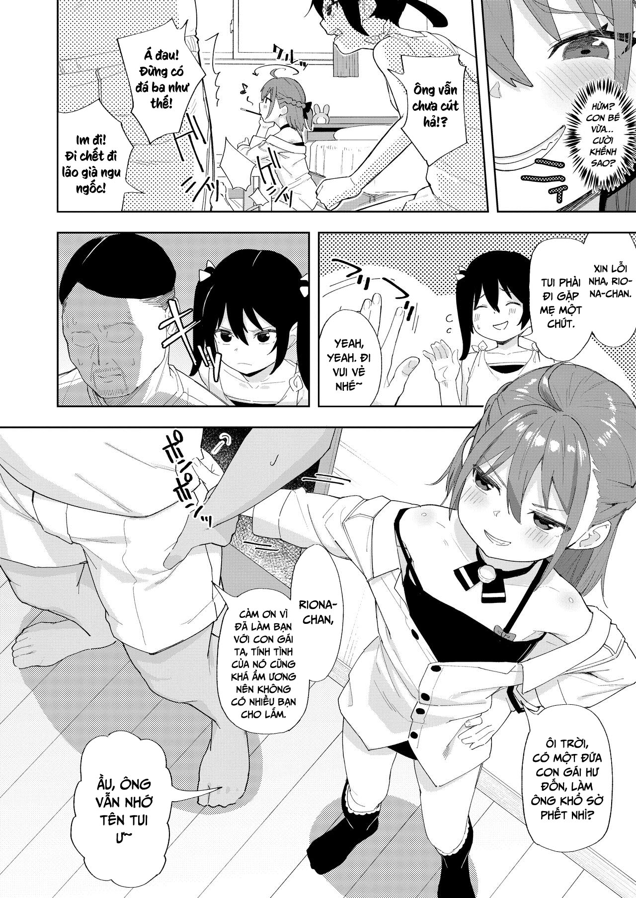 Đọc truyện hentai Tôi bị ăn hiếp bởi một con nhãi ranh là bạn của con gái mình - Chap 1
