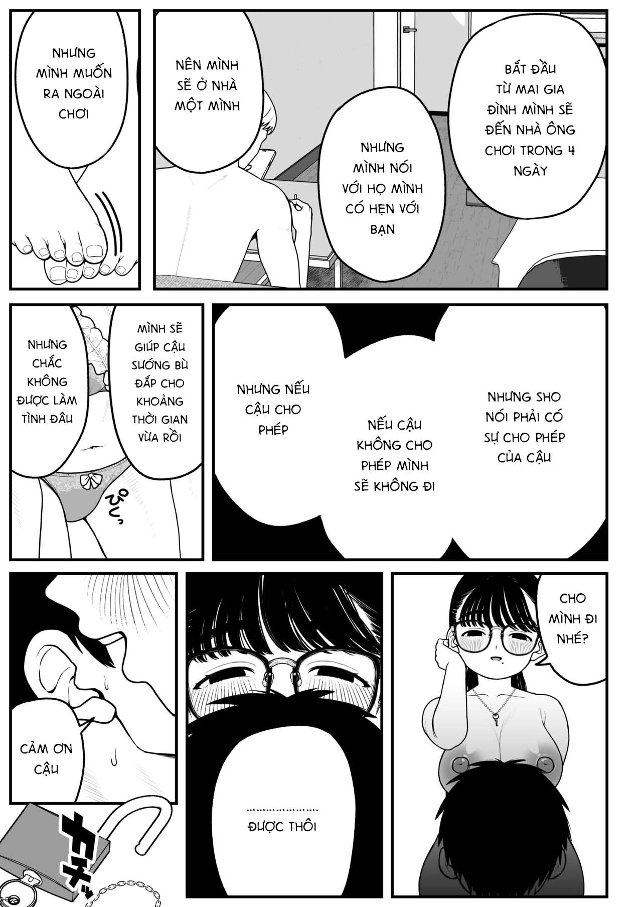 Đọc truyện hentai Kỳ nghỉ đông của tôi, bạn gái và chồng phần 2 - Chap 2