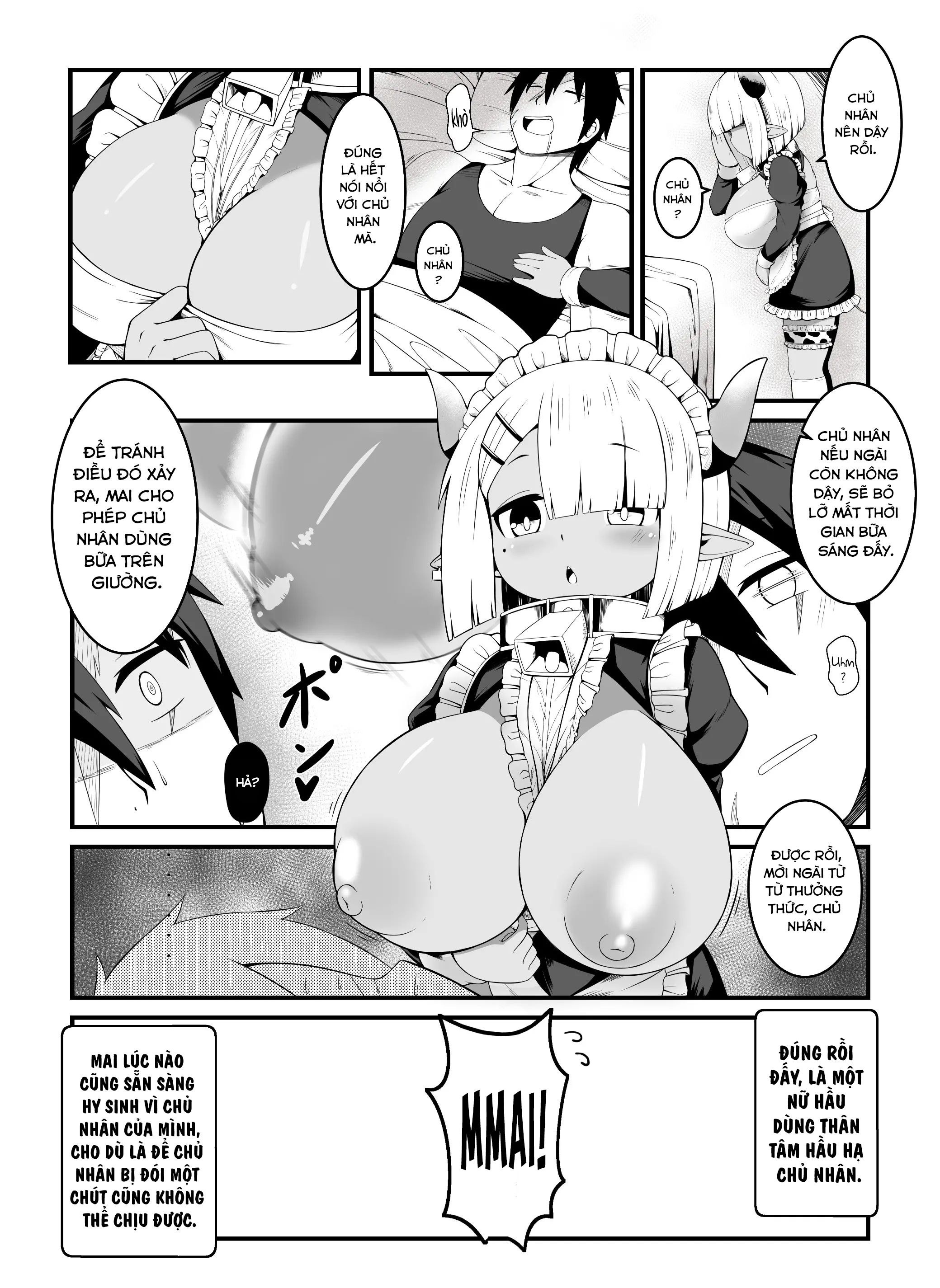 Đọc truyện hentai Nữ hầu nhân ngưu của anh hùng. - Chap 1