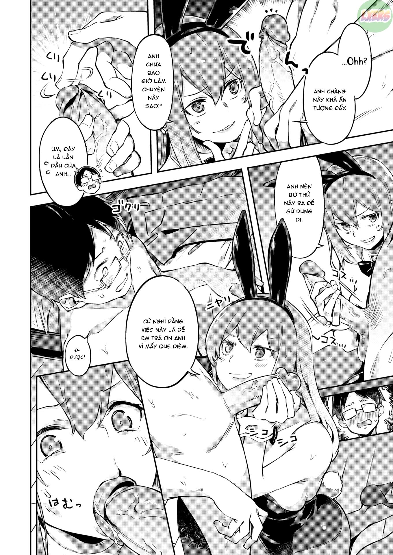 Đọc truyện hentai Thỏ Yasagure Usagi , mưa và tôi - Oneshot