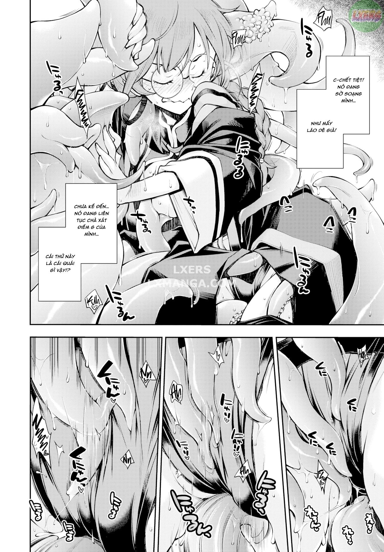 Đọc truyện hentai Có một mê cung mà một nữ hiền nhân không thể trốn thoát cho đến khi cô ấy đánh bại các xúc tu - Oneshot
