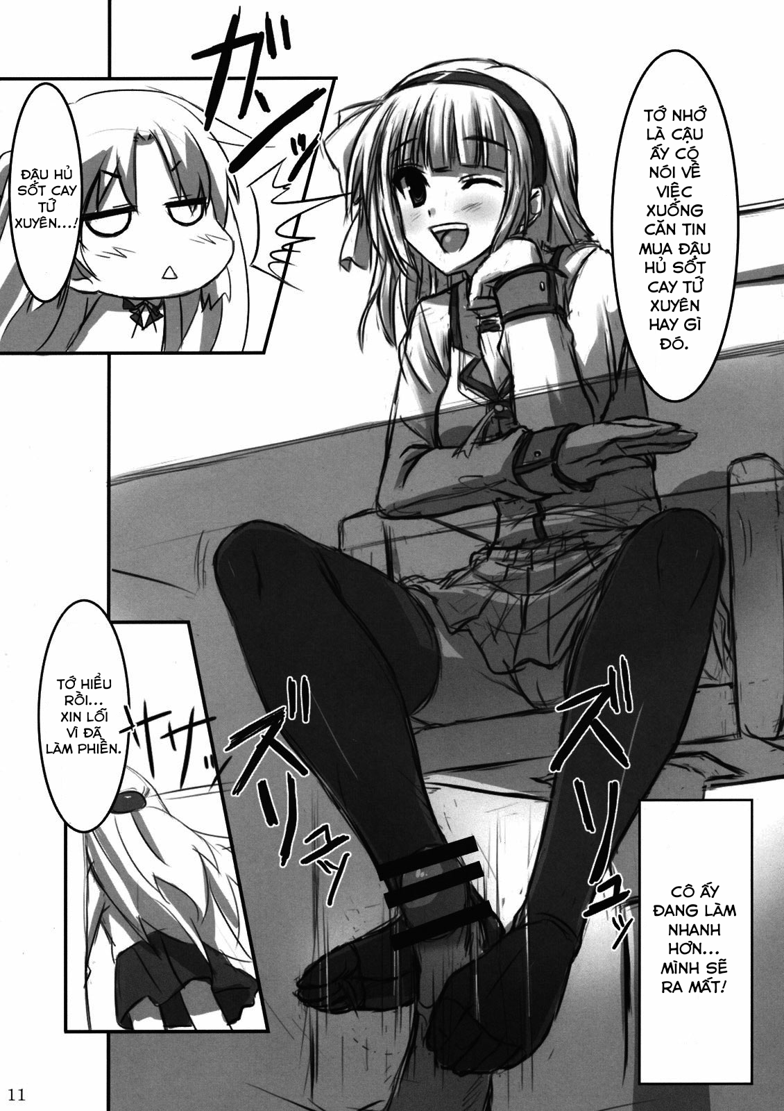 Đọc truyện hentai Angel Kneeso! (Angel Beats) - Oneshot